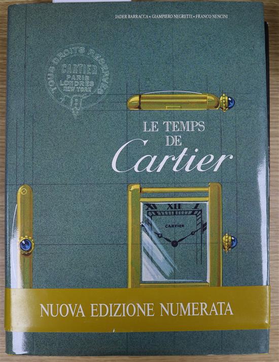 Cartier - Le Temps de Cartier, folio with d.j., Milan 1993 and The Art of Cartier, folio with d.j. (torn),